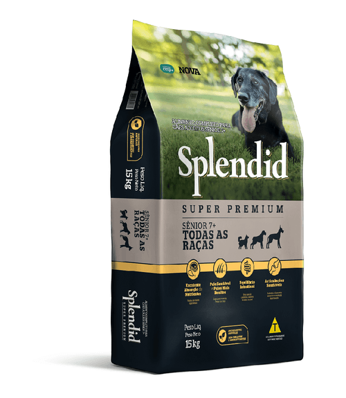 Ração Splendid Senior - Saco de 15 kg