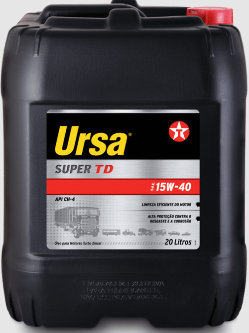 Óleo Ursa Super TD SAE 15W40 - CH-4 20 Litros